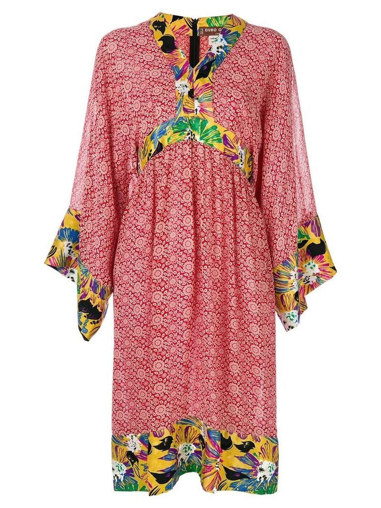 Duro Olowu Vintage 2000 floral print tunic dress - Multicolour