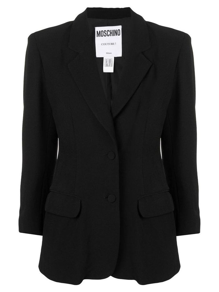 Moschino Pre-Owned playing card blazer - Black