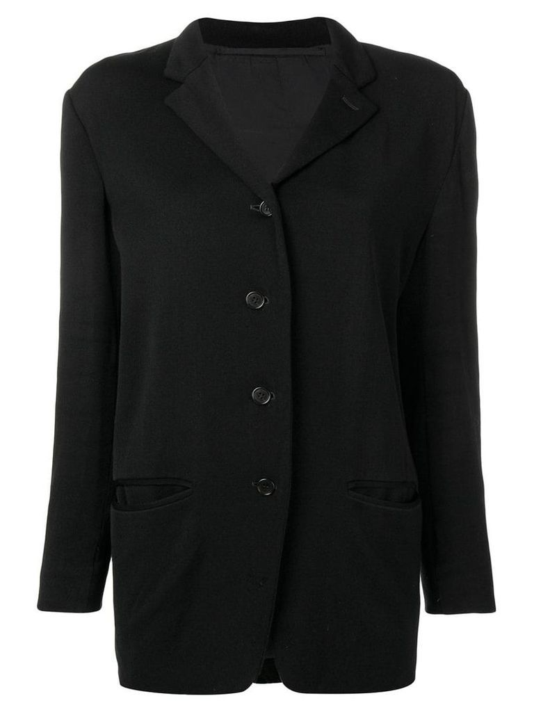 Romeo Gigli Pre-Owned 1990 jacket - Black