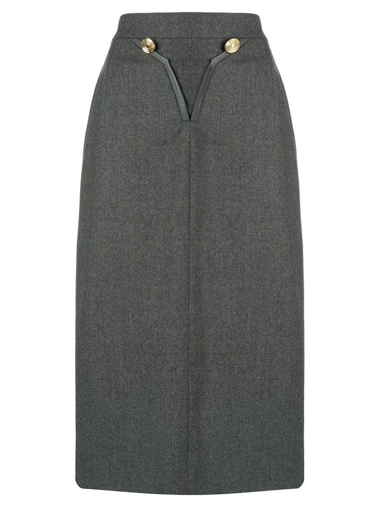 Louis Feraud Pre-Owned 1980 skirt - Grey