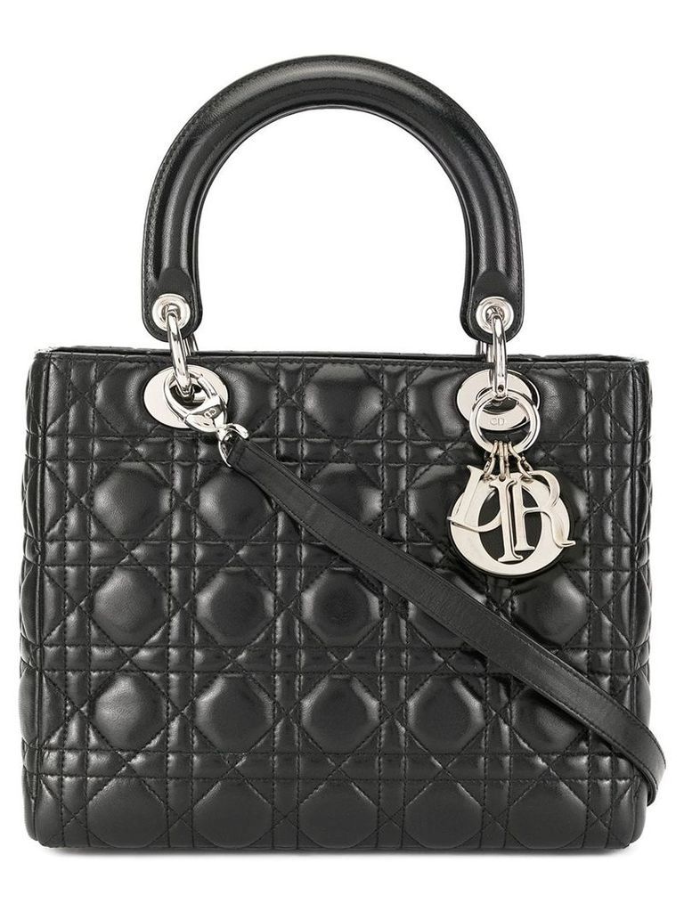 Christian Dior Pre-Owned Lady Dior Cannage 2way bag - Black
