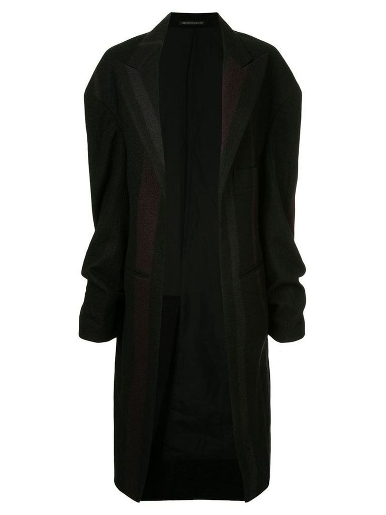 Yohji Yamamoto Pre-Owned deconstructed long coat - Black