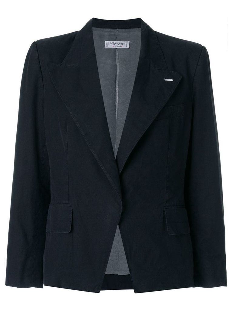 Yves Saint Laurent Pre-Owned fitted blazer - Black