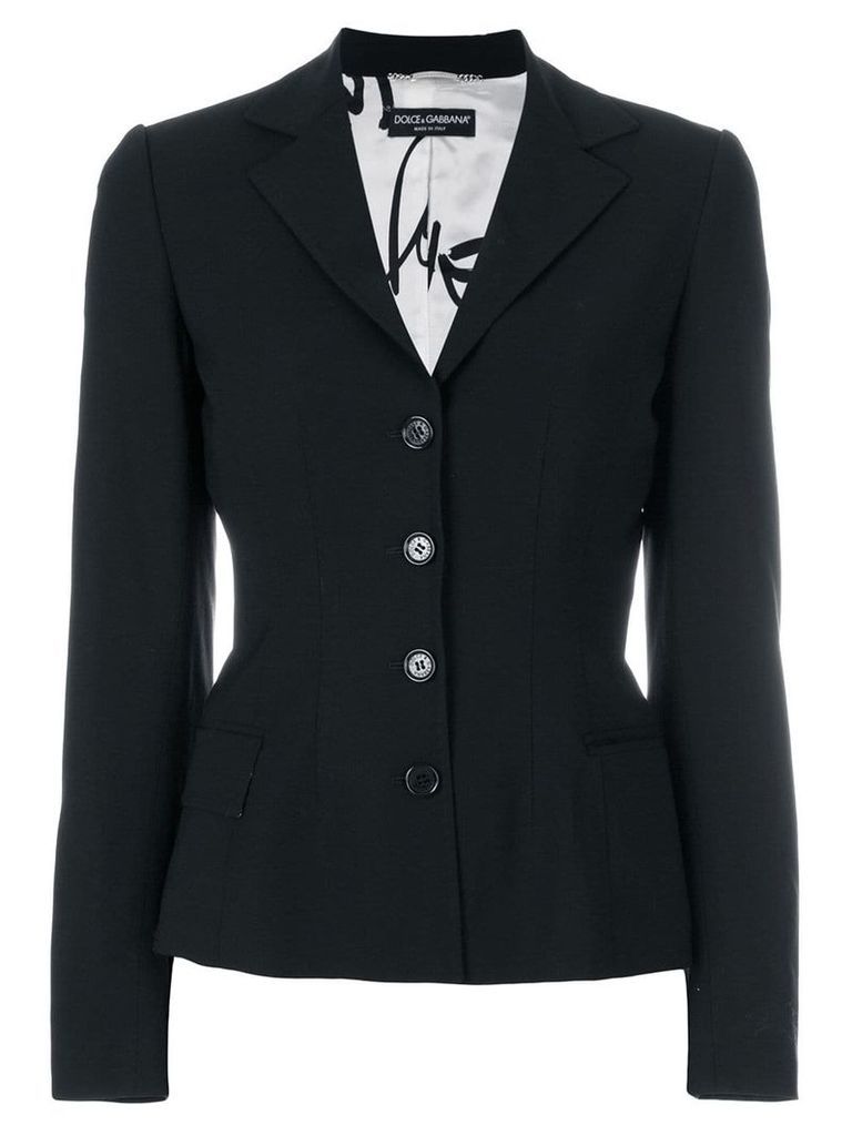 Dolce & Gabbana Pre-Owned slim fit blazer - Black