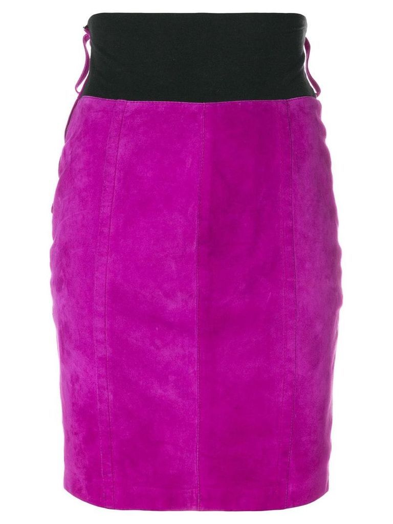 Gianfranco Ferré Pre-Owned fitted short skirt - PINK