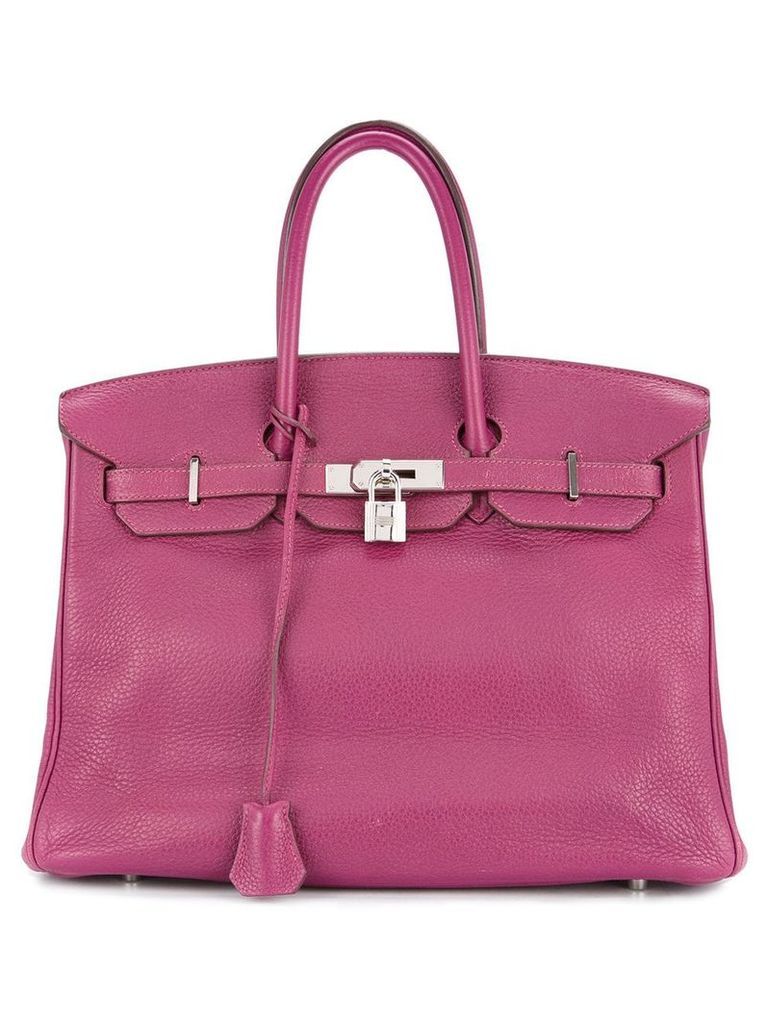 Hermès Pre-Owned 2011 Birkin 35 Taurillon Clemence tote bag - PINK
