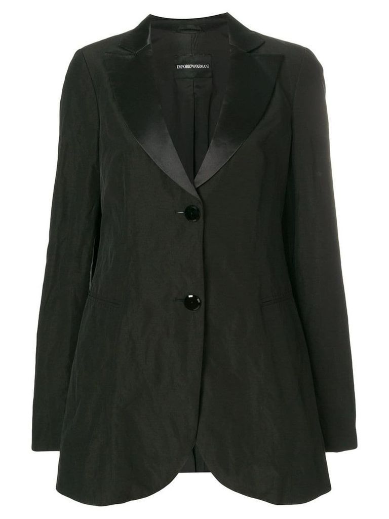 Giorgio Armani Pre-Owned classic fitted blazer - Black