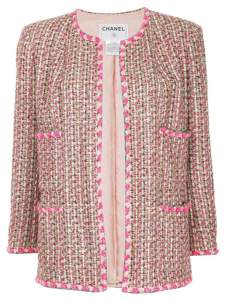 Chanel Pre-Owned knitted jacket - PINK