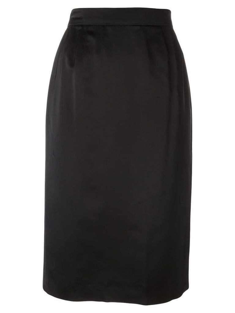 Yves Saint Laurent Pre-Owned classic pencil skirt - Black