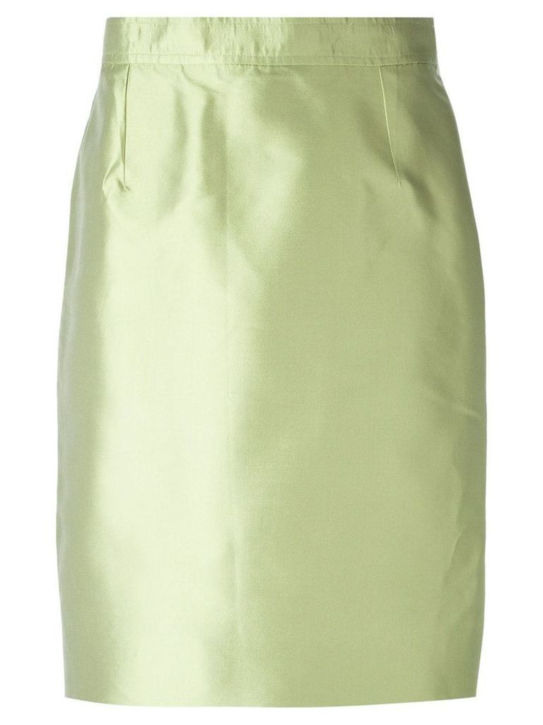 Christian Lacroix Pre-Owned classic pencil skirt - Green