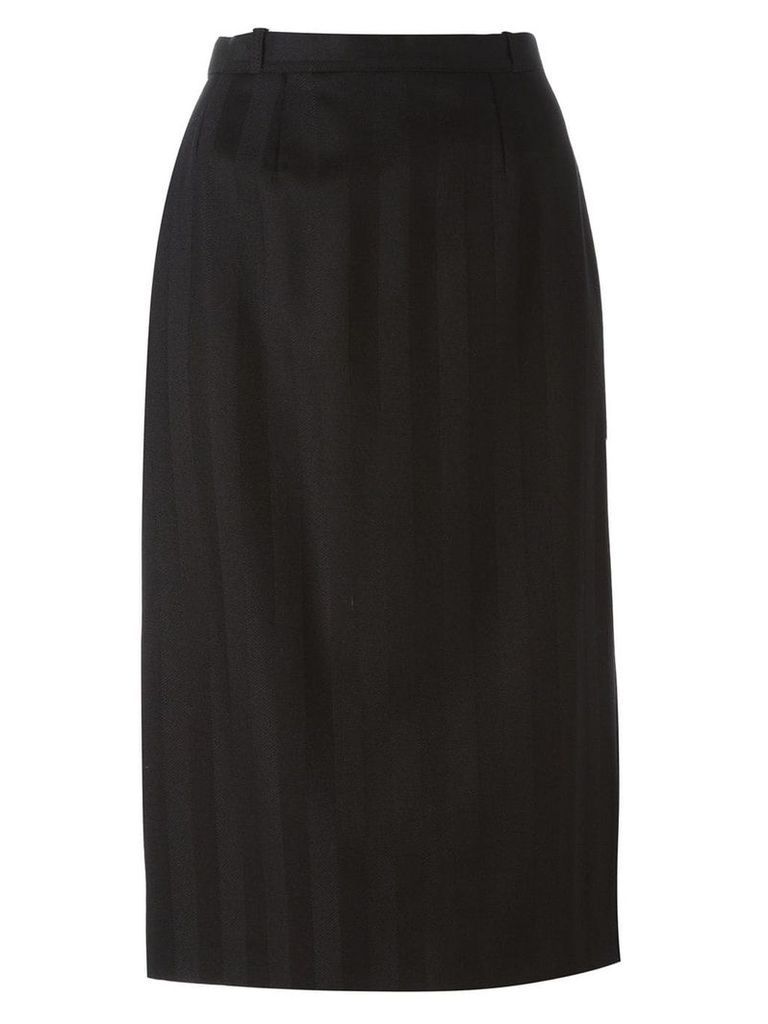 Jean Louis Scherrer Pre-Owned sheath skirt - Black
