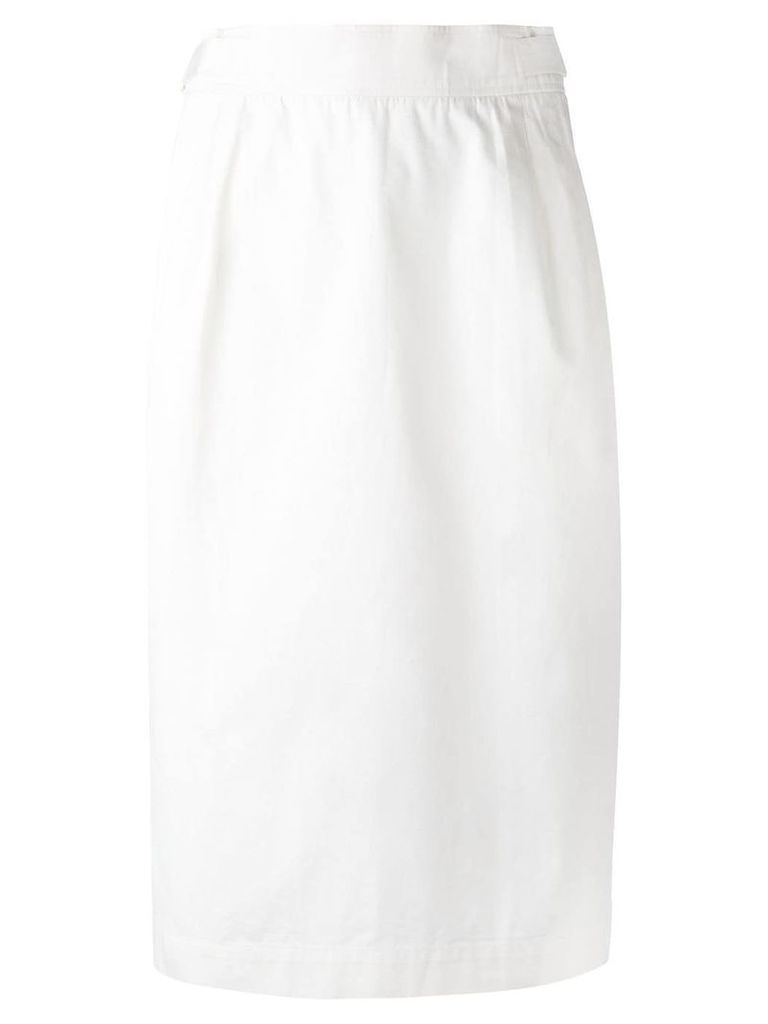 Yves Saint Laurent Pre-Owned vintage skirt - White