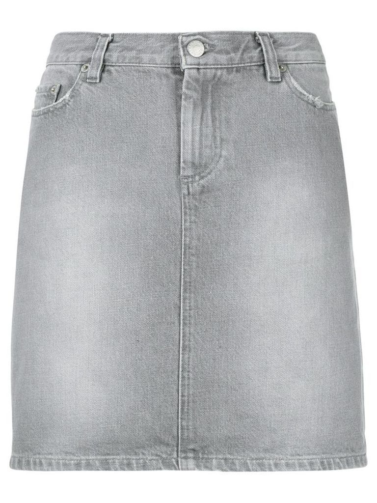 Helmut Lang Pre-Owned short denim skirt - Grey