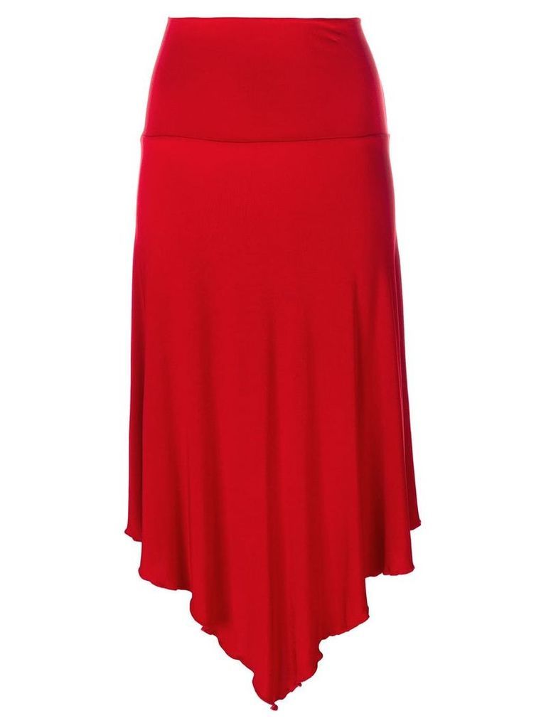 Jean Paul Gaultier Pre-Owned asymmetric skirt - Red