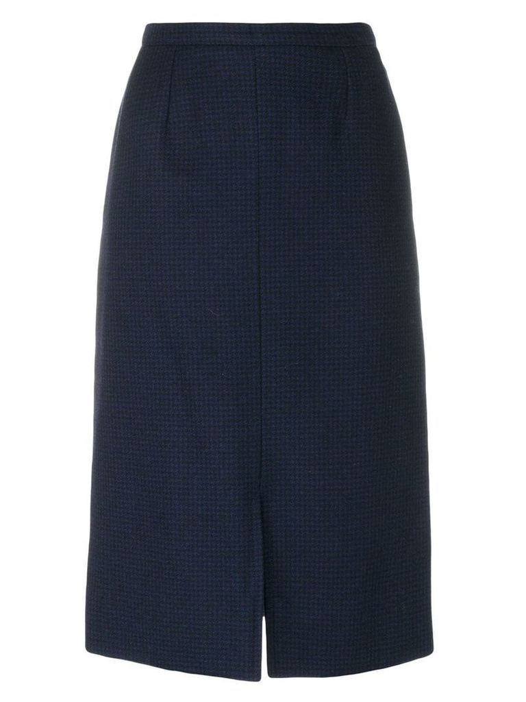 Guy Laroche Pre-Owned classic pencil skirt - Blue