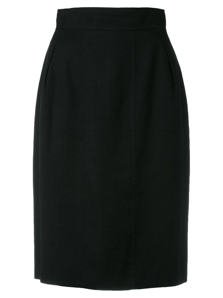 Chanel Pre-Owned classic pencil skirt - Black
