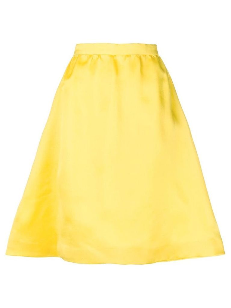 Balenciaga Pre-Owned flared A-line skirt - Yellow