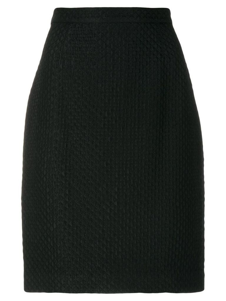 Krizia Pre-Owned straight skirt - Black