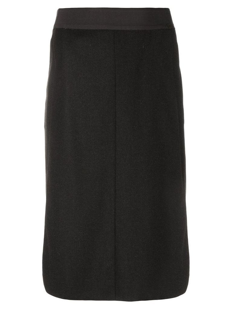 Chanel Pre-Owned fitted pencil skirt - Black