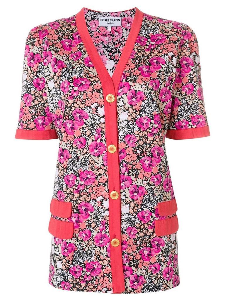 Pierre Cardin Pre-Owned floral buttoned blouse - Multicolour