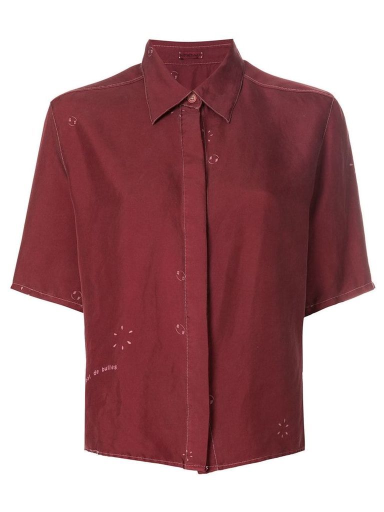 Hermès Pre-Owned shortsleeved shirt - Red