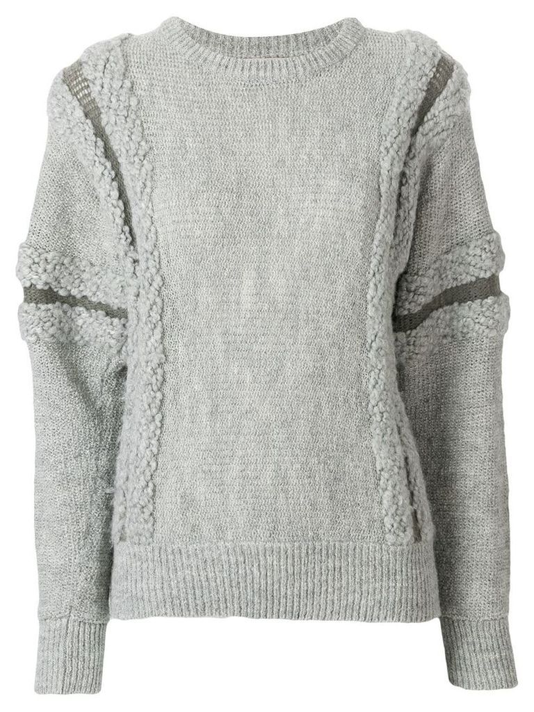 Issey Miyake Pre-Owned knit sweater - Grey