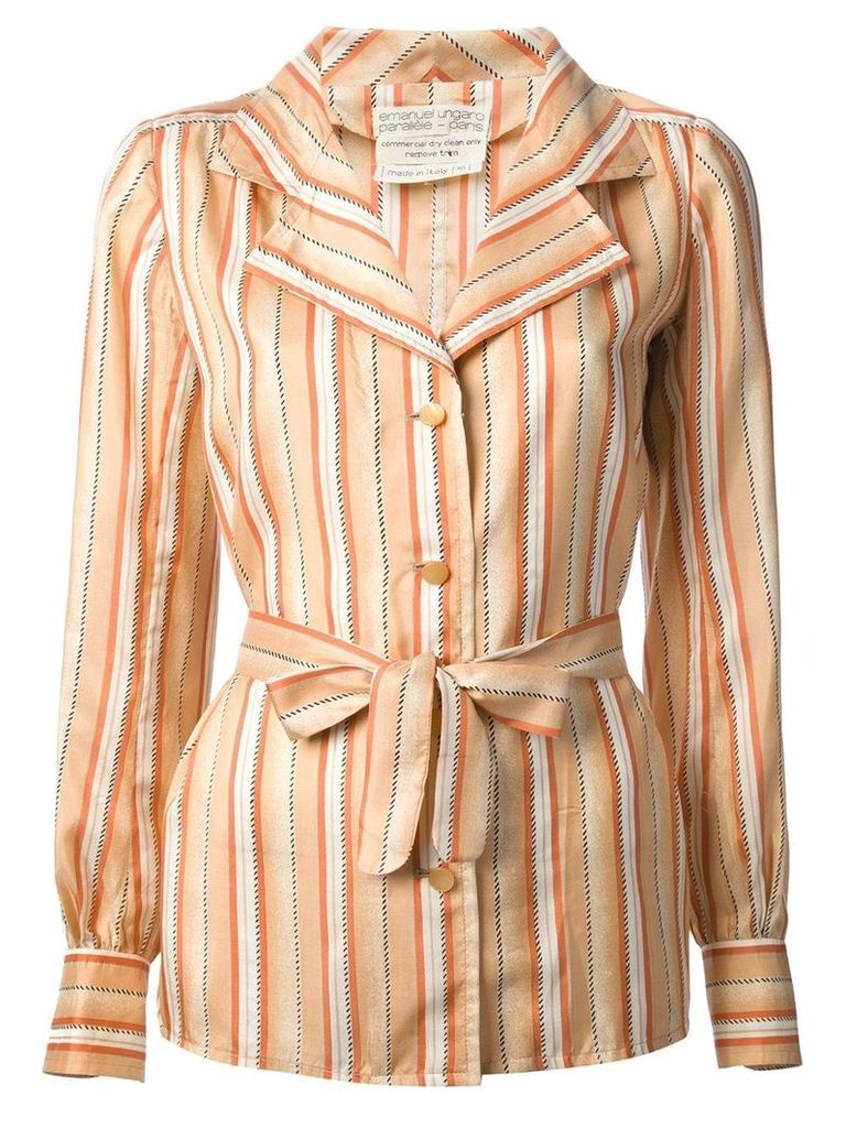 Emanuel Ungaro Pre-Owned striped shirt - Yellow