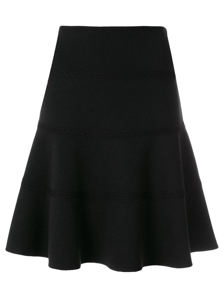 Alaïa Pre-Owned skate lace detail skirt - Black