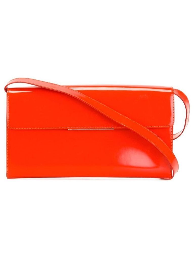 Yves Saint Laurent Pre-Owned varnished shoulder bag - Red