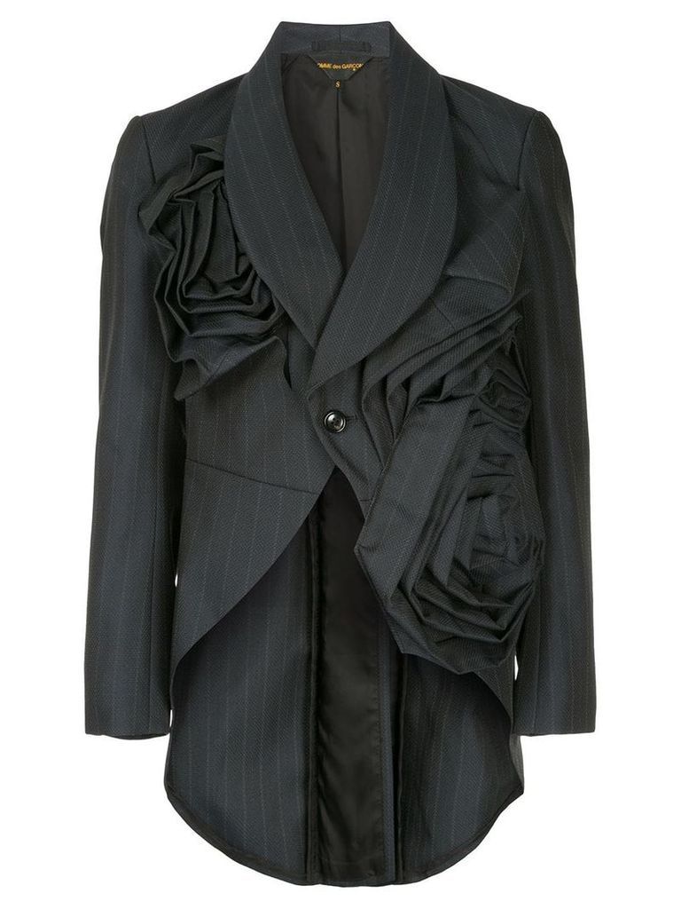 Comme Des Garçons Pre-Owned pinstripe tailored blazer - Black