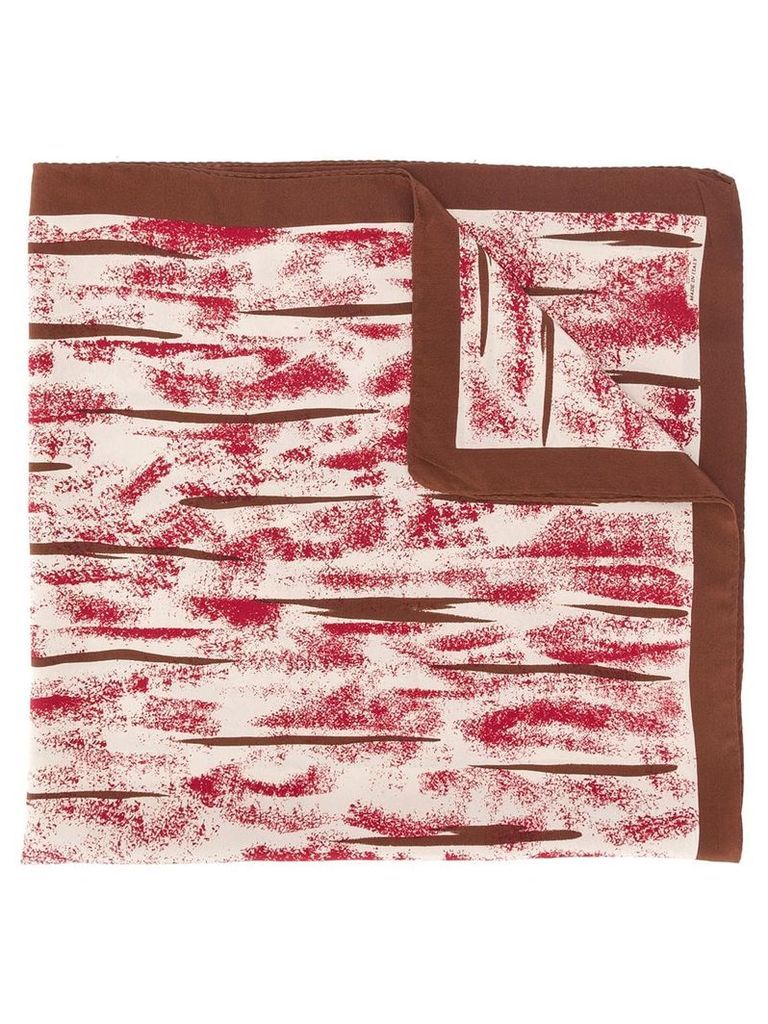 Giorgio Armani Pre-Owned printed scarf - Red