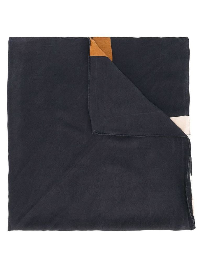 Yves Saint Laurent Pre-Owned patterned scarf - Black