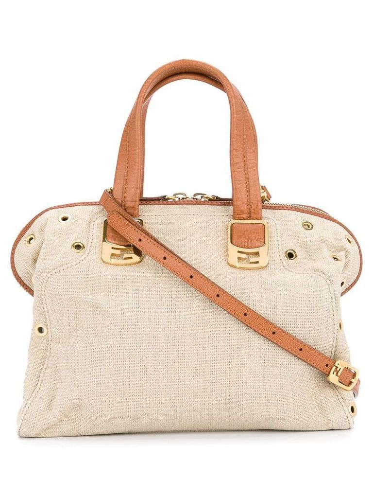 Fendi Pre-Owned two-way handbag - NEUTRALS
