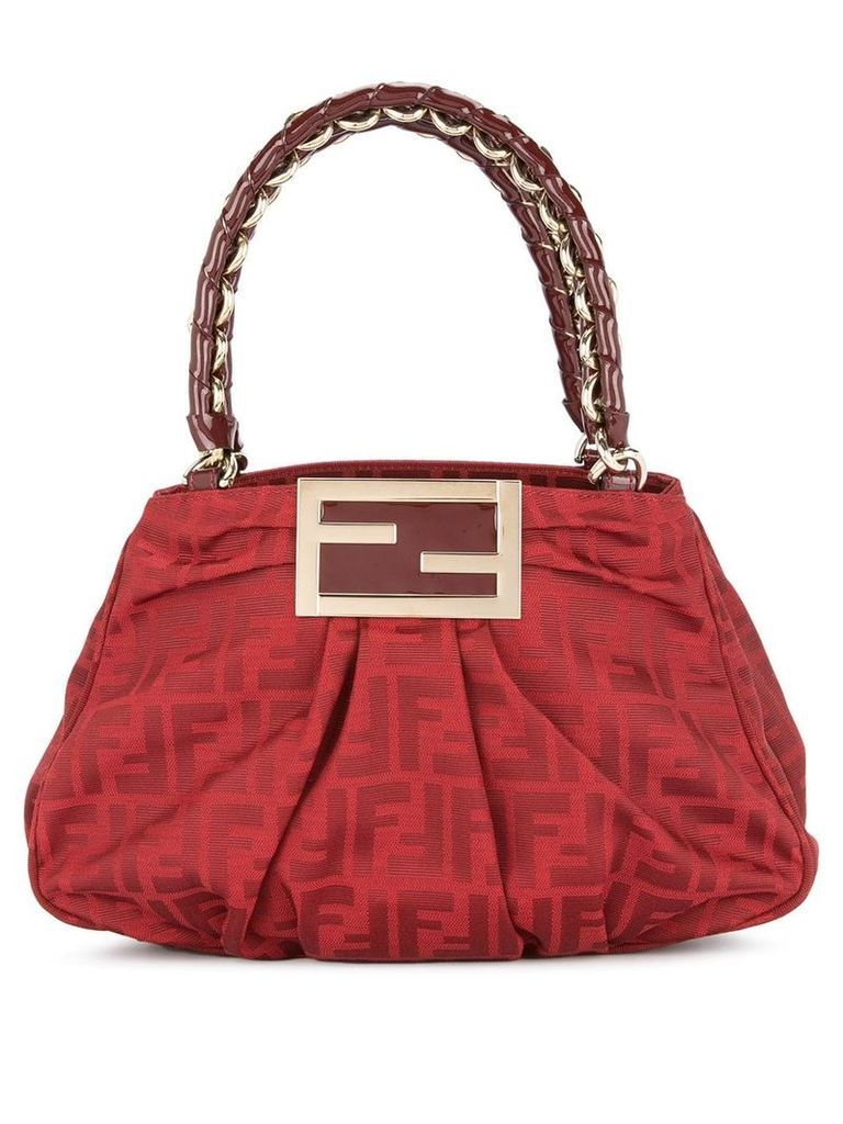 Fendi Pre-Owned Zucca chain handbag - Red
