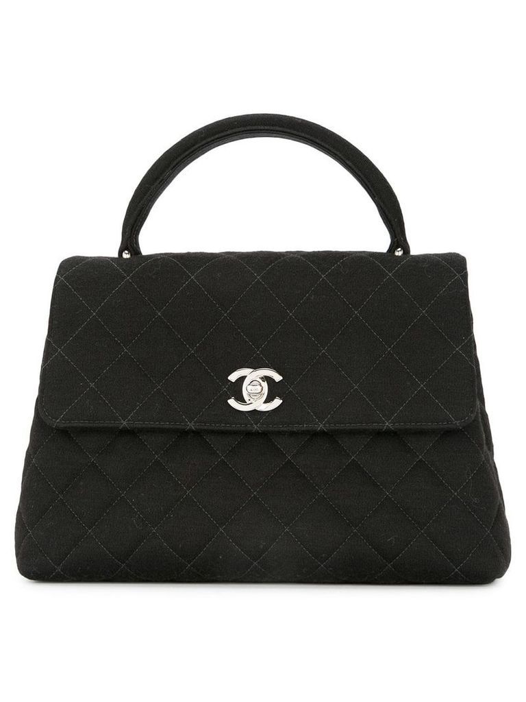 Chanel Pre-Owned 1996-1997 CC quilted handbag - Black