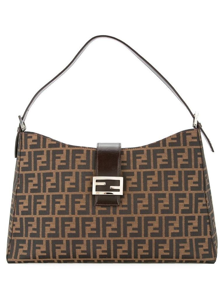 Fendi Pre-Owned Zucca shoulder bag - Brown