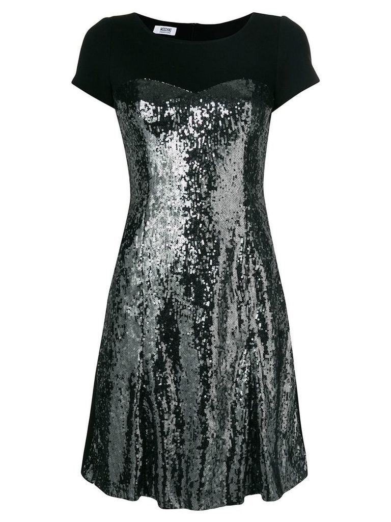 Moschino Pre-Owned sequinned bodice dress - Black