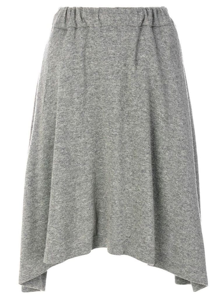 Issey Miyake Pre-Owned asymmetric skirt - Grey