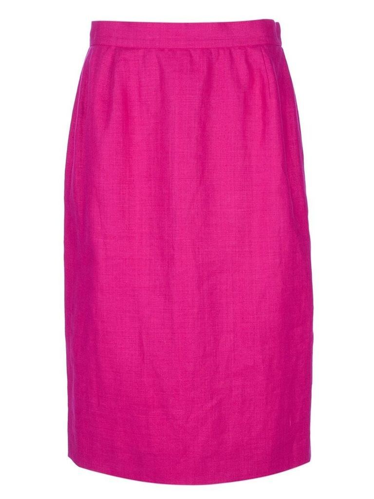 Yves Saint Laurent Pre-Owned pencil skirt - PINK