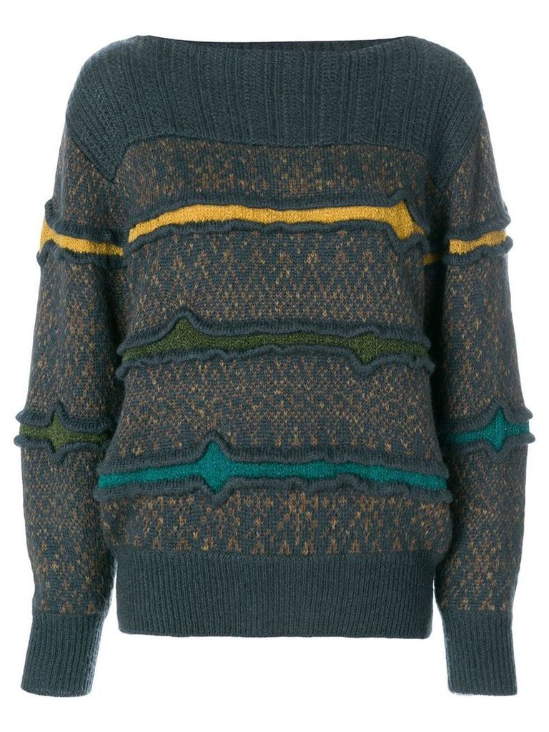 Issey Miyake Pre-Owned knitted sweater - Multicolour