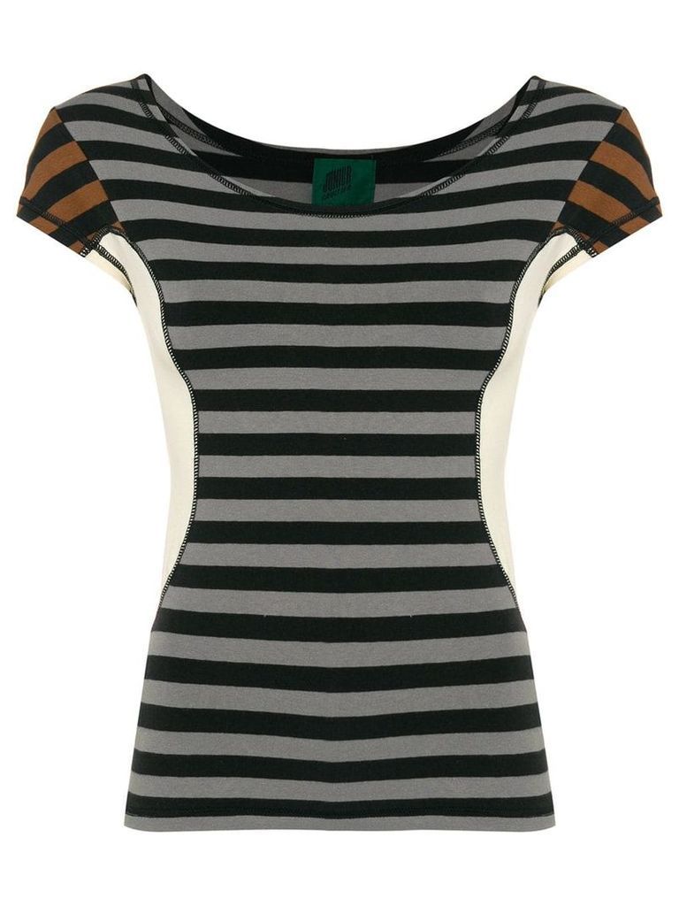 Jean Paul Gaultier Pre-Owned colour block striped T-shirt -