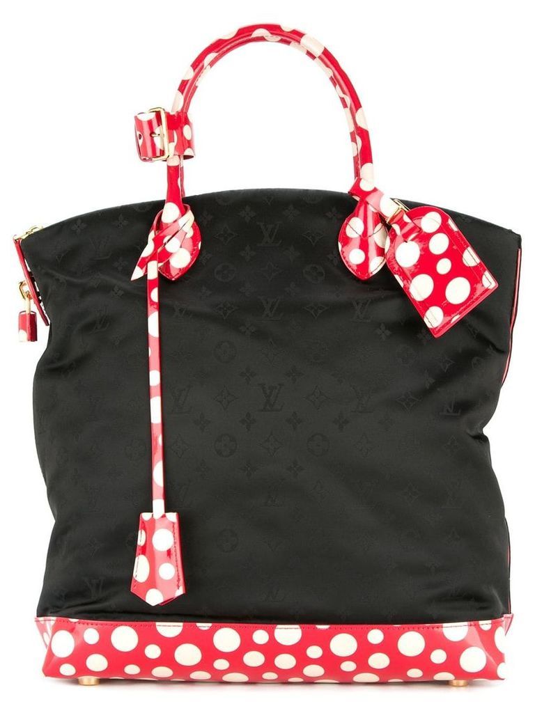Louis Vuitton pre-owned Dots Lockit Vertical MM Kusama Yayoi hand tote