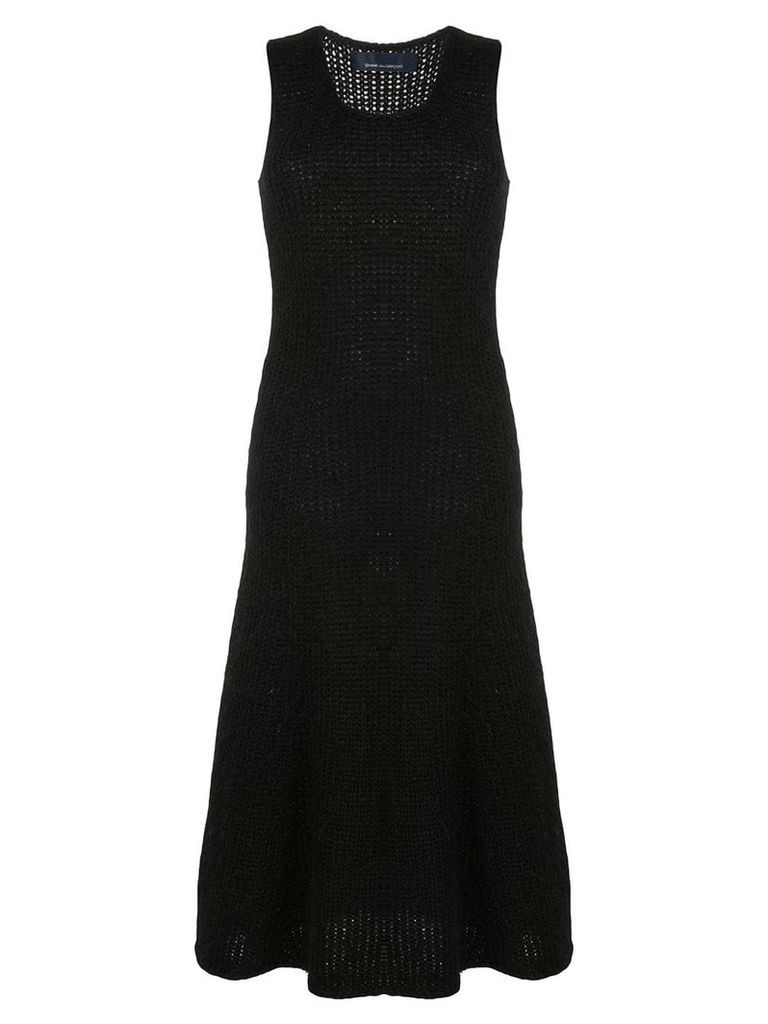 Comme Des Garçons Pre-Owned knitted midi dress - Black