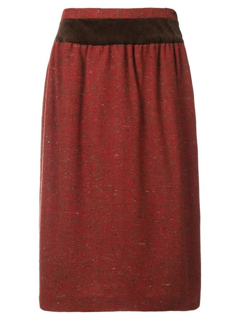 Valentino Pre-Owned 1980's gathered straight skirt