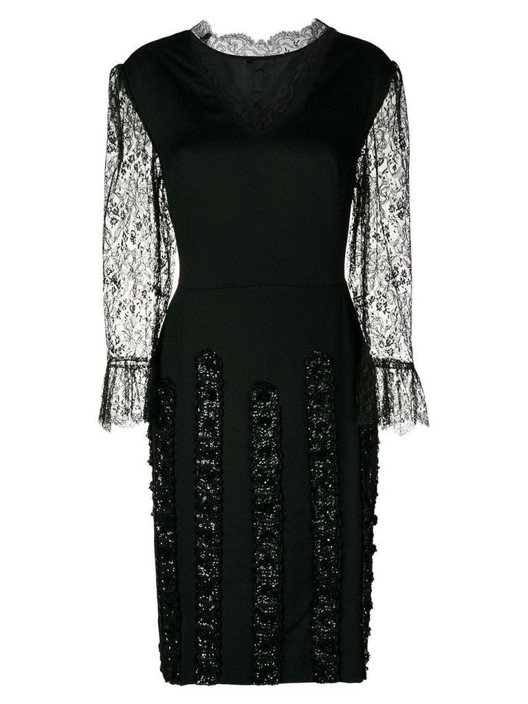 A.N.G.E.L.O. Vintage Cult 1960's lace mini dress - Black