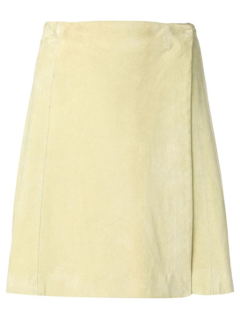 Krizia Pre-Owned side fastening skirt - Green