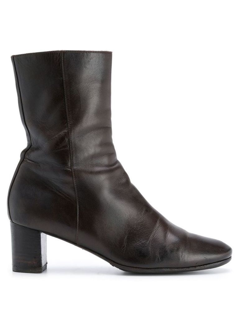 Hermès 2000's pre-owned mid-calf boots - Brown