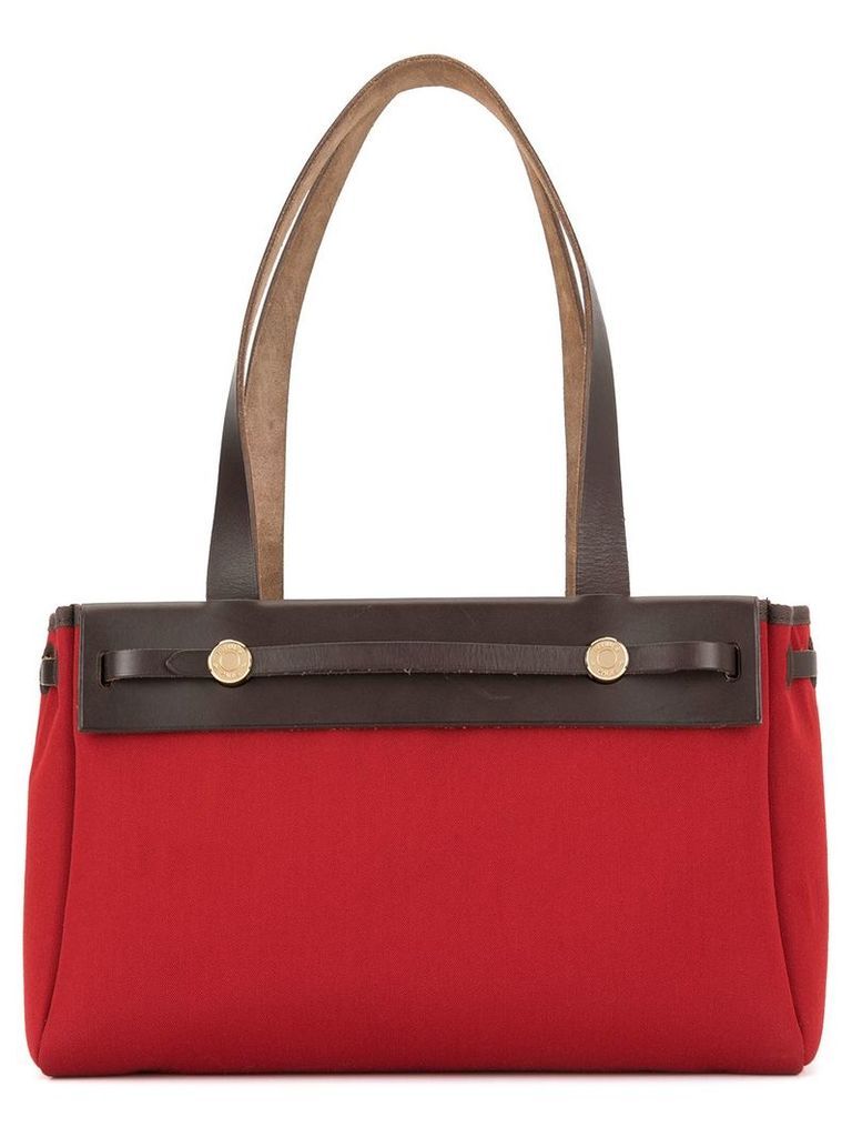 Hermès Pre-Owned 2004 Her Bag Cabas PM 2 in 1 shoulder tote bag - Red
