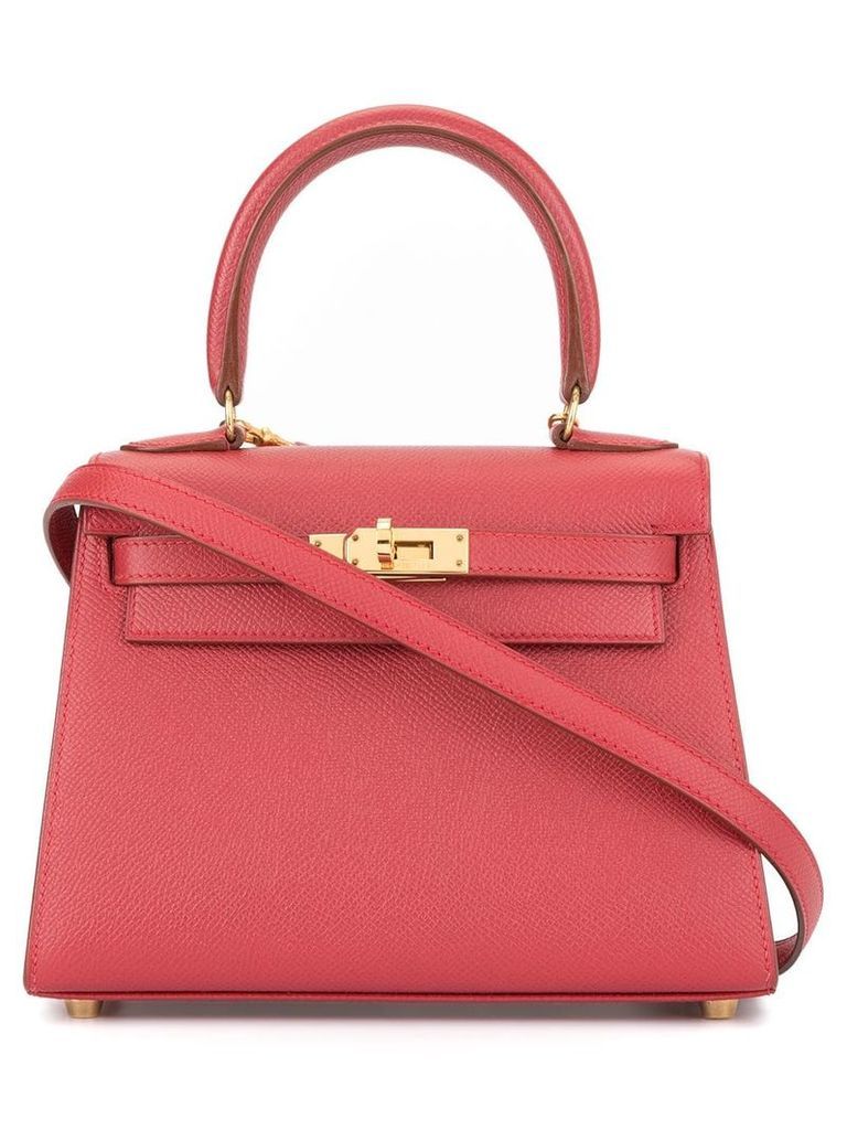 Hermès pre-owned mini Kelly 2way hand bag - Red