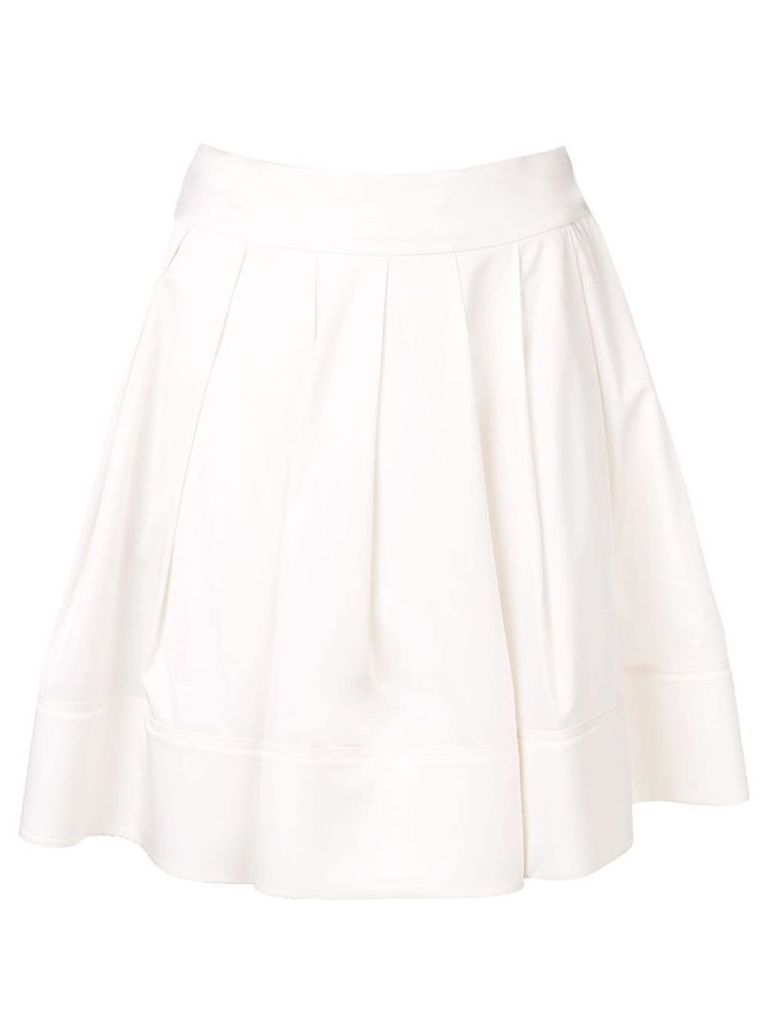 Céline Pre-Owned draped short skirt - White